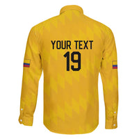 Custom World Football 2026 Colombia Family Matching Mermaid Dress and Hawaiian Shirt Vamos Los Cafeteros - Wonder Print Shop