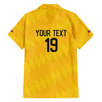 Custom World Football 2026 Colombia Family Matching Off The Shoulder Long Sleeve Dress and Hawaiian Shirt Vamos Los Cafeteros - Wonder Print Shop