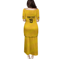 Custom World Football 2026 Colombia Family Matching Puletasi and Hawaiian Shirt Vamos Los Cafeteros - Wonder Print Shop