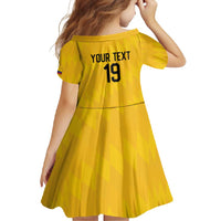 Custom World Football 2026 Colombia Family Matching Summer Maxi Dress and Hawaiian Shirt Vamos Los Cafeteros - Wonder Print Shop