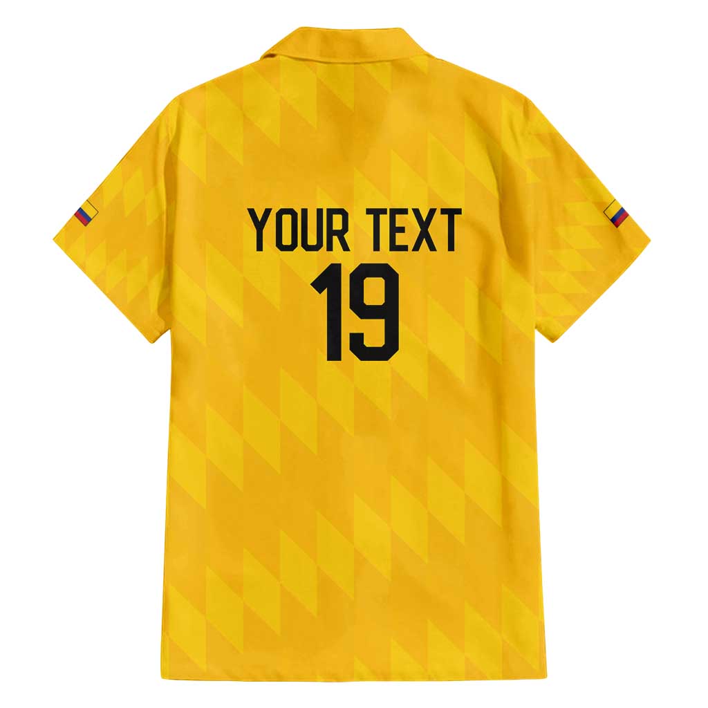 Custom World Football 2026 Colombia Family Matching Summer Maxi Dress and Hawaiian Shirt Vamos Los Cafeteros - Wonder Print Shop