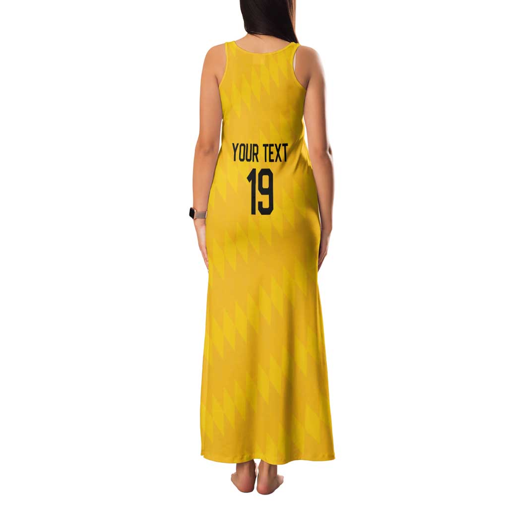 Custom World Football 2026 Colombia Family Matching Tank Maxi Dress and Hawaiian Shirt Vamos Los Cafeteros - Wonder Print Shop