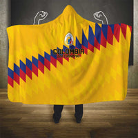 World Football 2026 Colombia Hooded Blanket Vamos Los Cafeteros - Wonder Print Shop