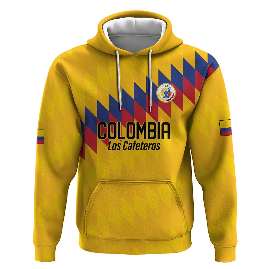 Custom World Football 2026 Colombia Hoodie Vamos Los Cafeteros - Wonder Print Shop