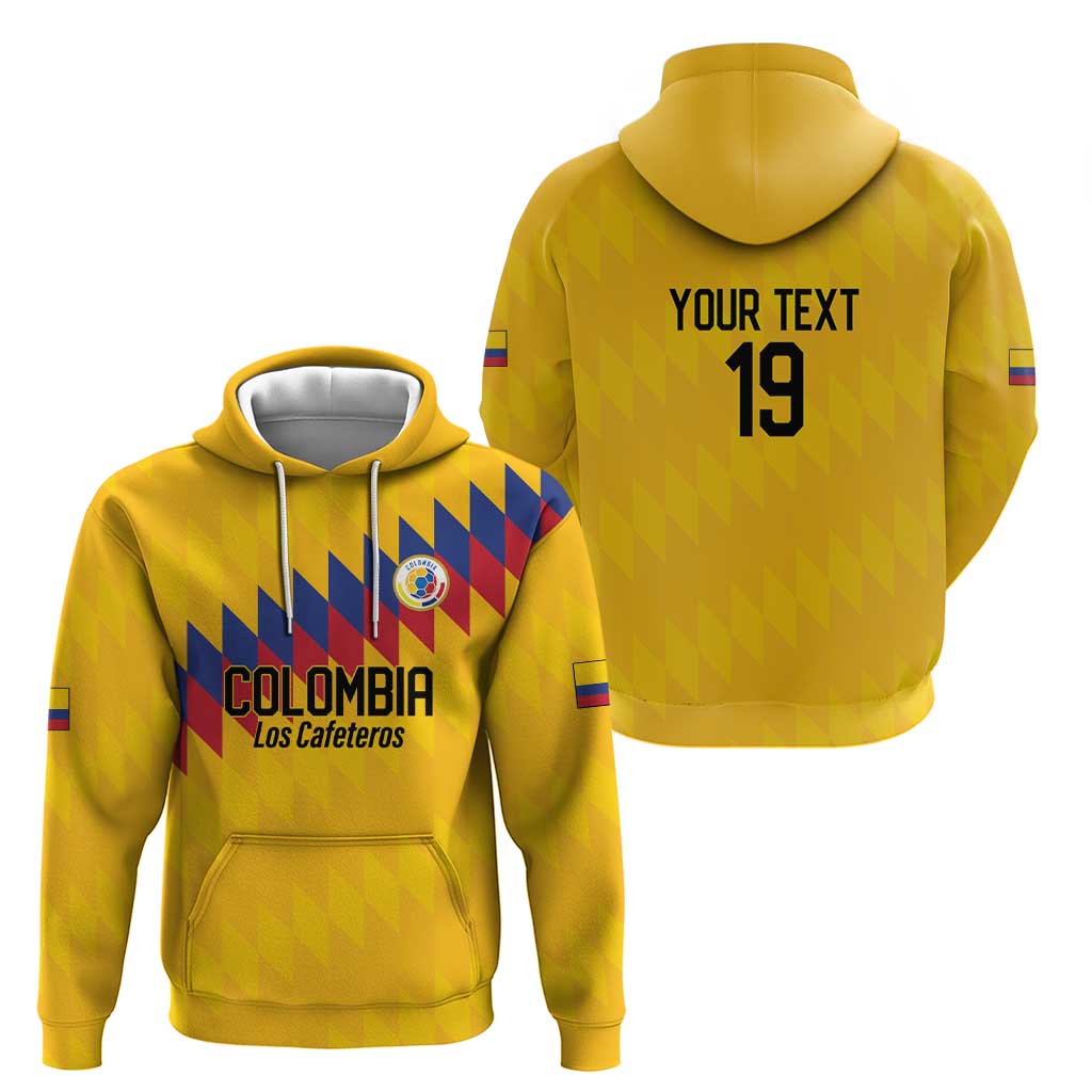 Custom World Football 2026 Colombia Hoodie Vamos Los Cafeteros - Wonder Print Shop