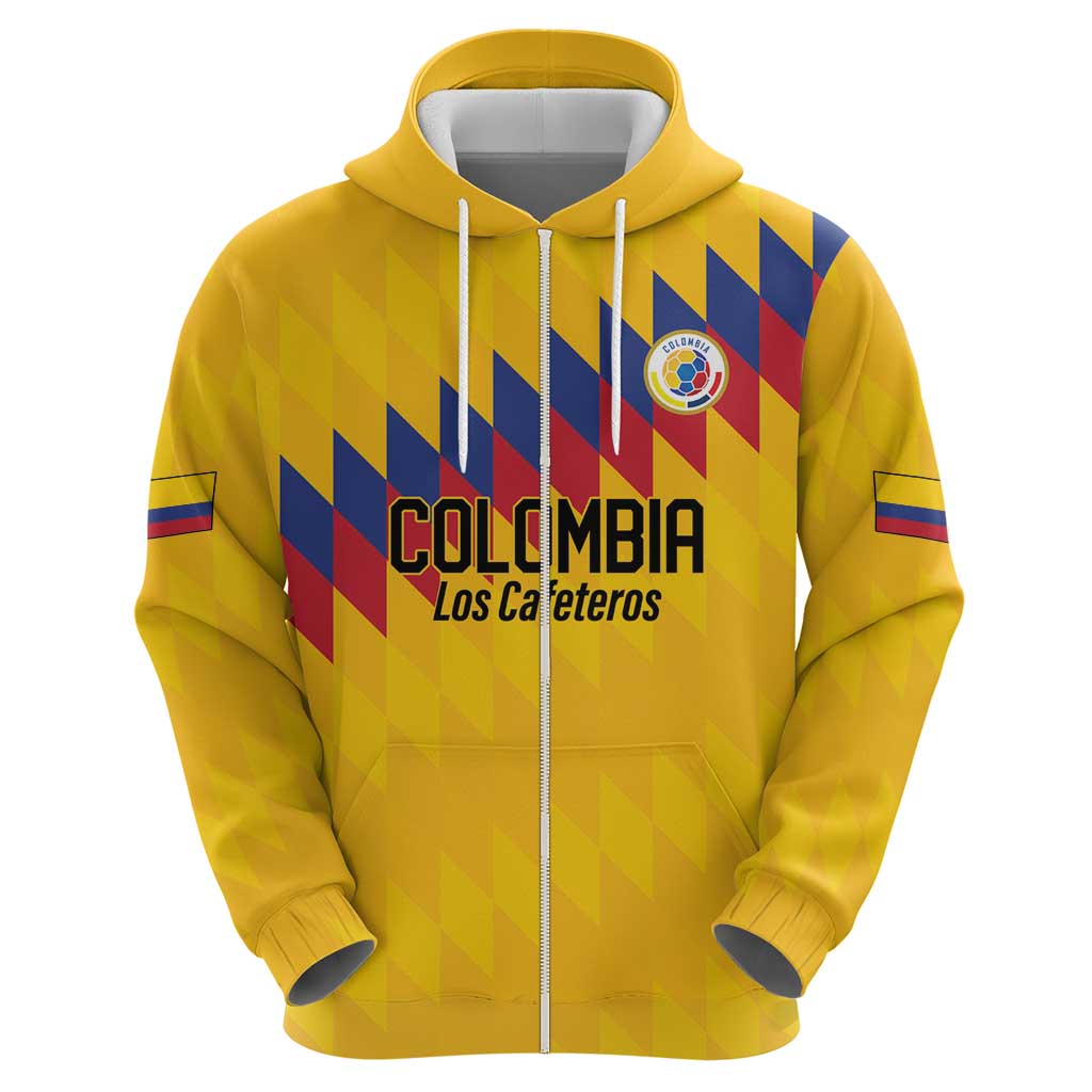 Custom World Football 2026 Colombia Hoodie Vamos Los Cafeteros - Wonder Print Shop