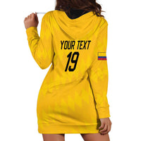 Custom World Football 2026 Colombia Hoodie Dress Vamos Los Cafeteros - Wonder Print Shop