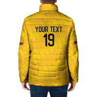 Custom World Football 2026 Colombia Padded Jacket Vamos Los Cafeteros - Wonder Print Shop
