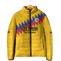 Custom World Football 2026 Colombia Padded Jacket Vamos Los Cafeteros - Wonder Print Shop