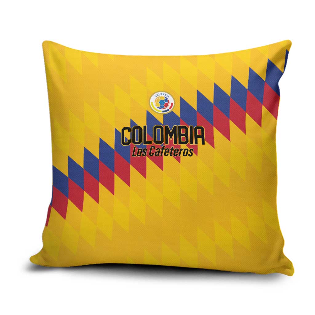 World Football 2026 Colombia Pillow Cover Vamos Los Cafeteros - Wonder Print Shop