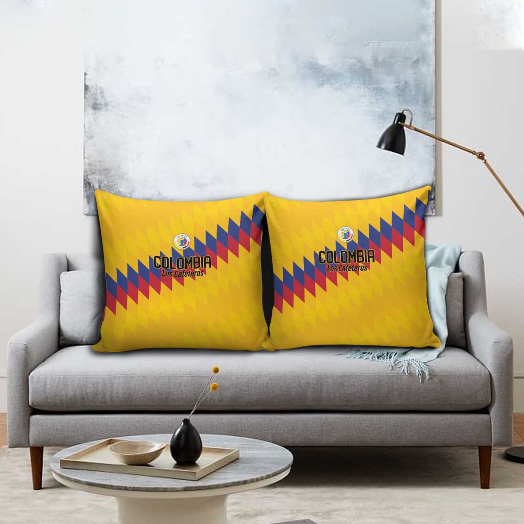 World Football 2026 Colombia Pillow Cover Vamos Los Cafeteros - Wonder Print Shop