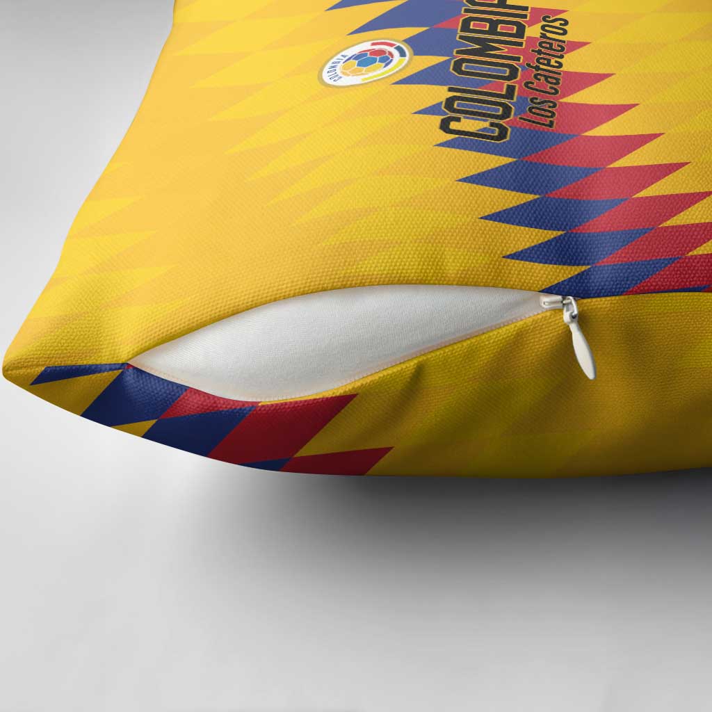 World Football 2026 Colombia Pillow Cover Vamos Los Cafeteros - Wonder Print Shop
