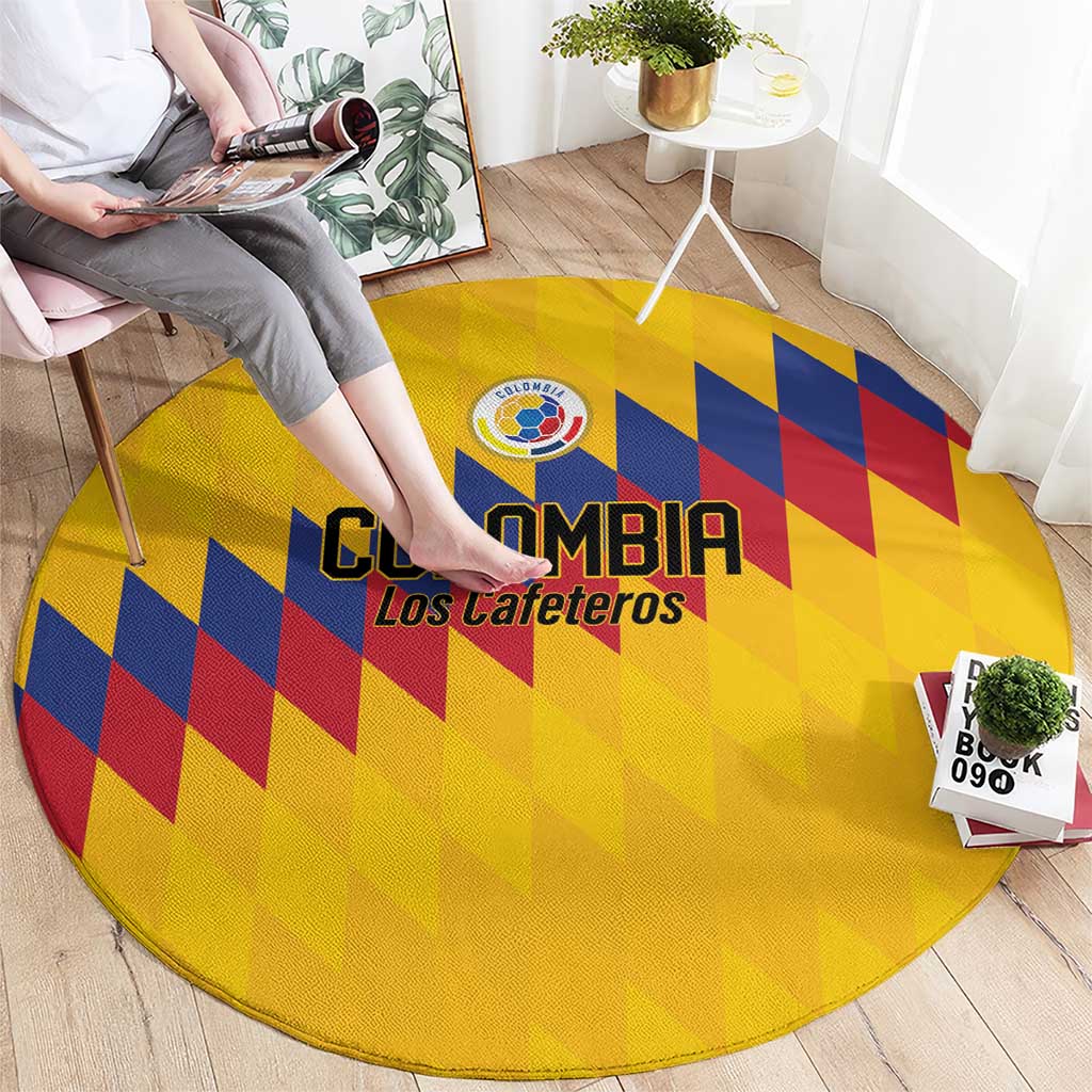 World Football 2026 Colombia Round Carpet Vamos Los Cafeteros - Wonder Print Shop