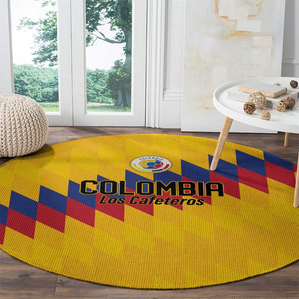 World Football 2026 Colombia Round Carpet Vamos Los Cafeteros - Wonder Print Shop