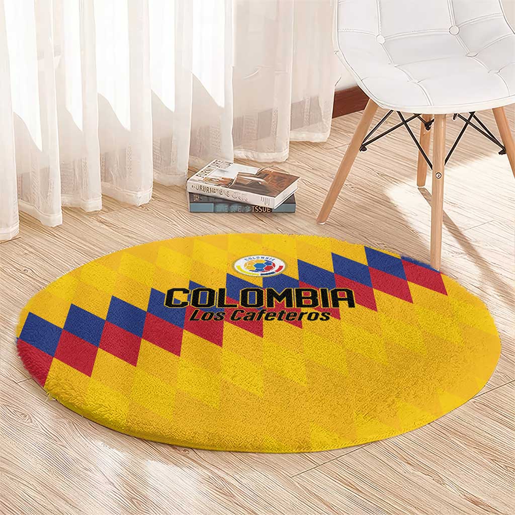 World Football 2026 Colombia Round Carpet Vamos Los Cafeteros - Wonder Print Shop