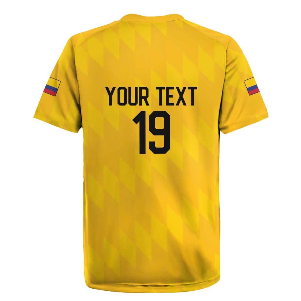 Custom World Football 2026 Colombia Rugby Jersey Vamos Los Cafeteros - Wonder Print Shop