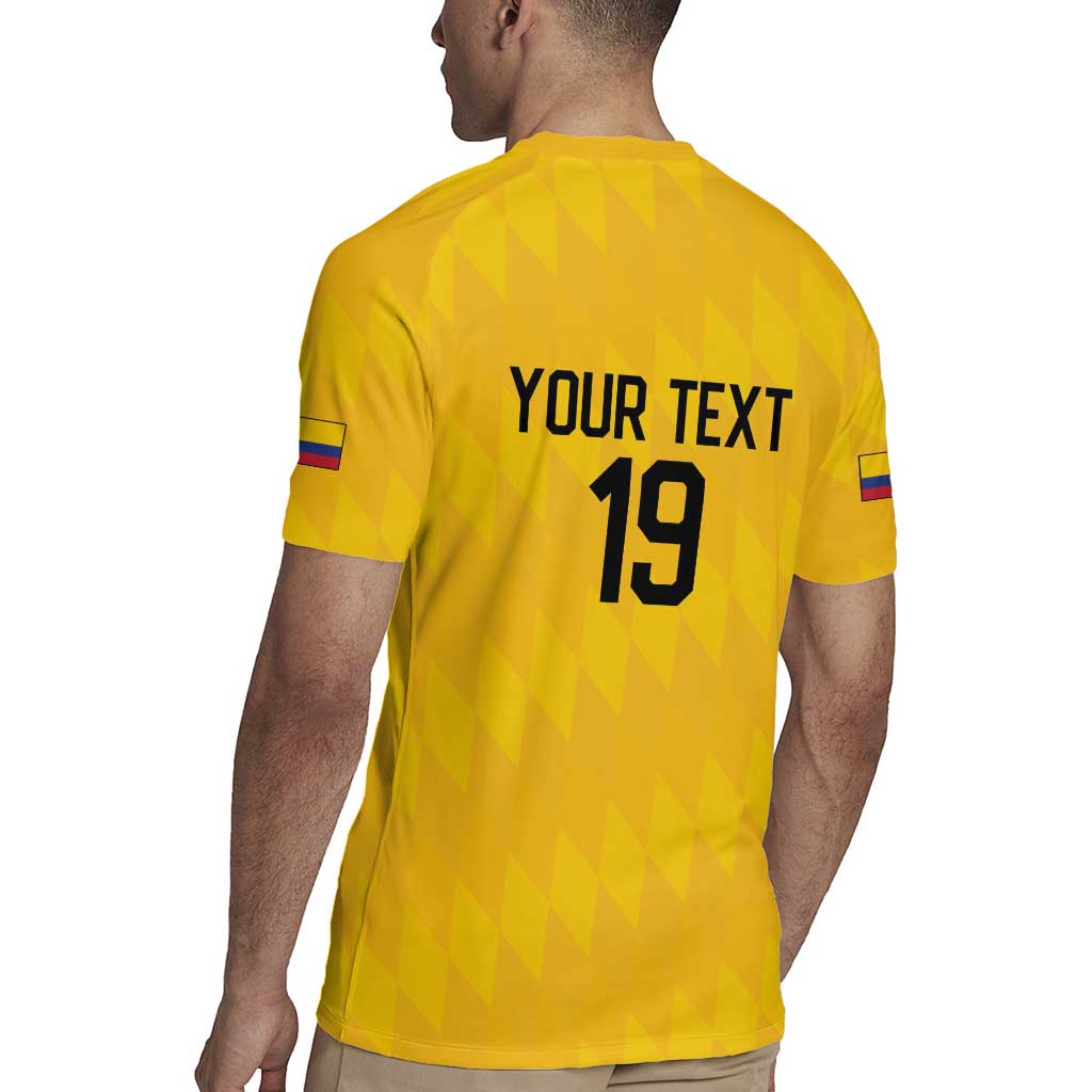 Custom World Football 2026 Colombia Rugby Jersey Vamos Los Cafeteros - Wonder Print Shop