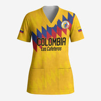 Custom World Football 2026 Colombia Scrub Top Vamos Los Cafeteros - Wonder Print Shop