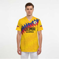 Custom World Football 2026 Colombia Scrub Top Vamos Los Cafeteros - Wonder Print Shop