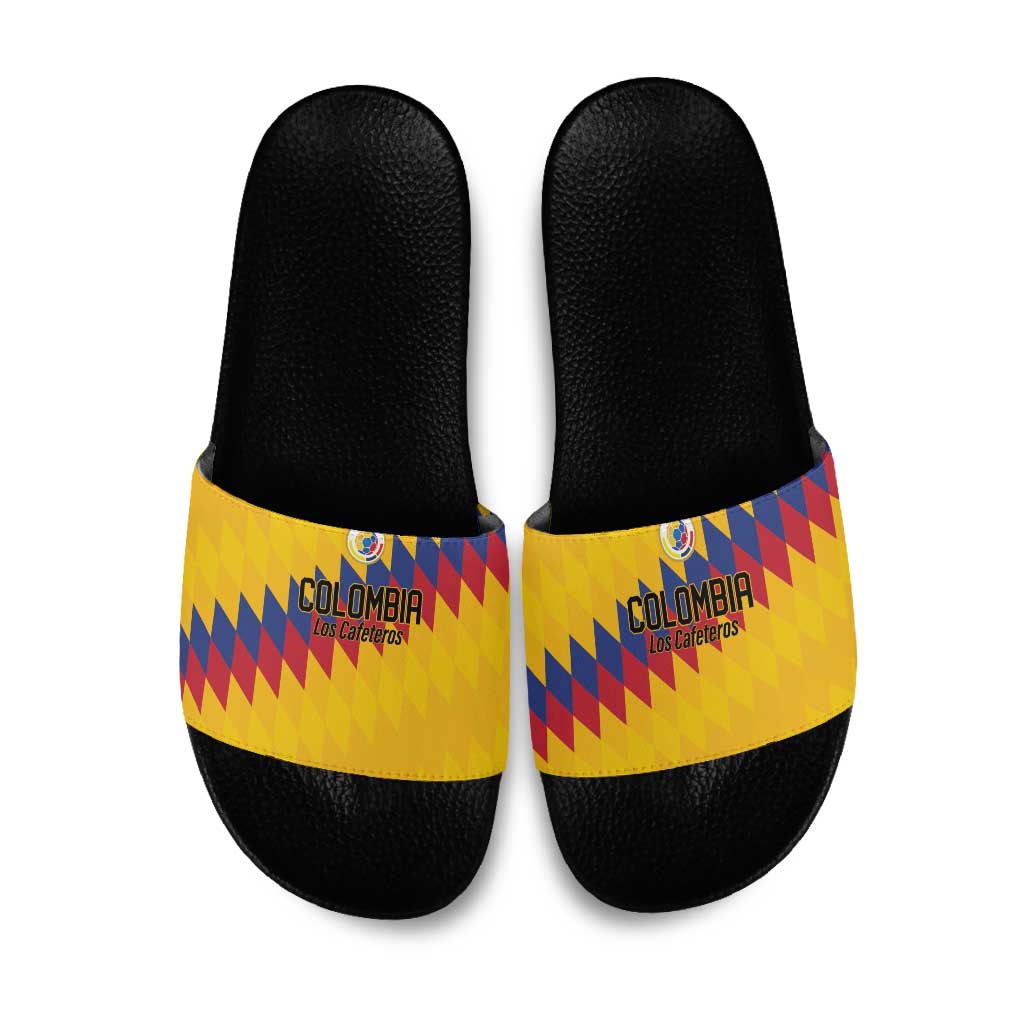 World Football 2026 Colombia Slide Sandals Vamos Los Cafeteros - Wonder Print Shop