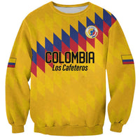 Custom World Football 2026 Colombia Sweatshirt Vamos Los Cafeteros - Wonder Print Shop