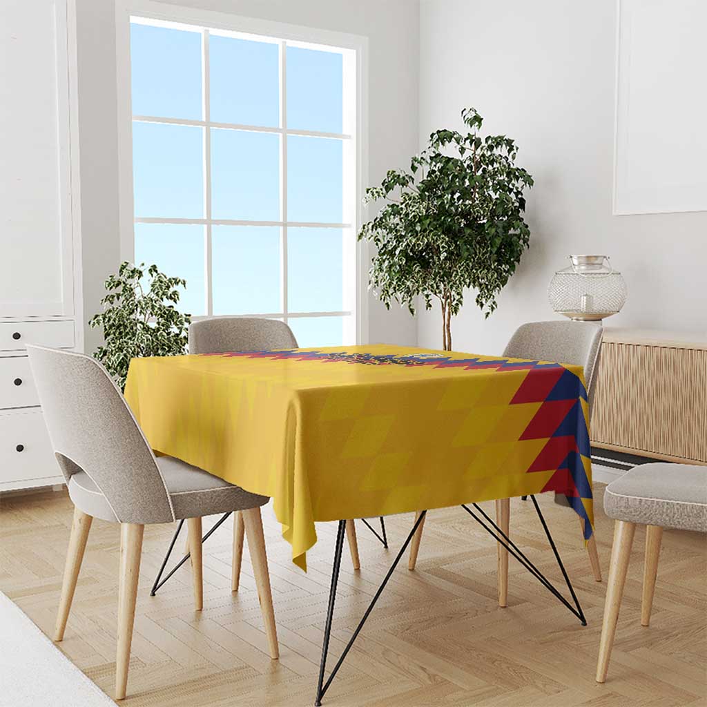 World Football 2026 Colombia Tablecloth Vamos Los Cafeteros - Wonder Print Shop