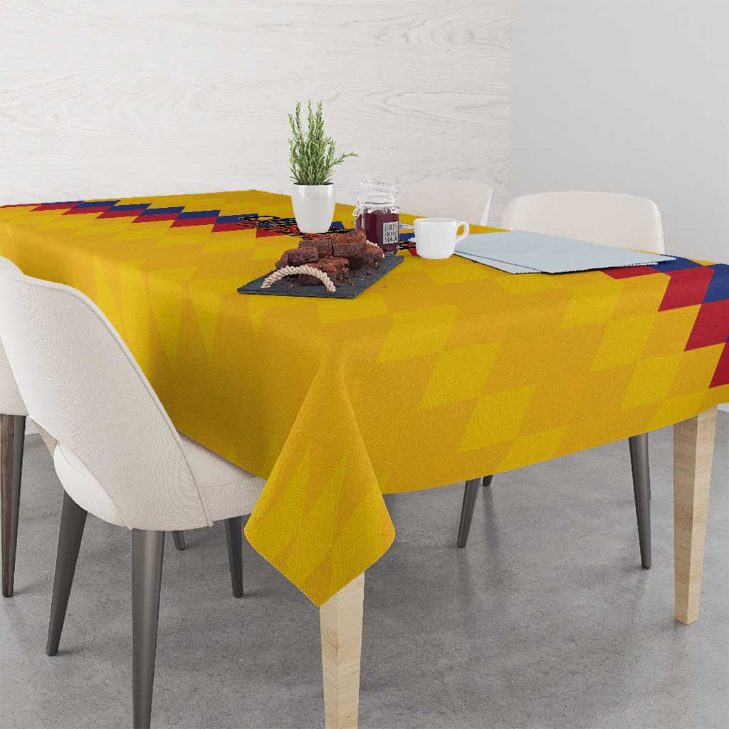 World Football 2026 Colombia Tablecloth Vamos Los Cafeteros - Wonder Print Shop