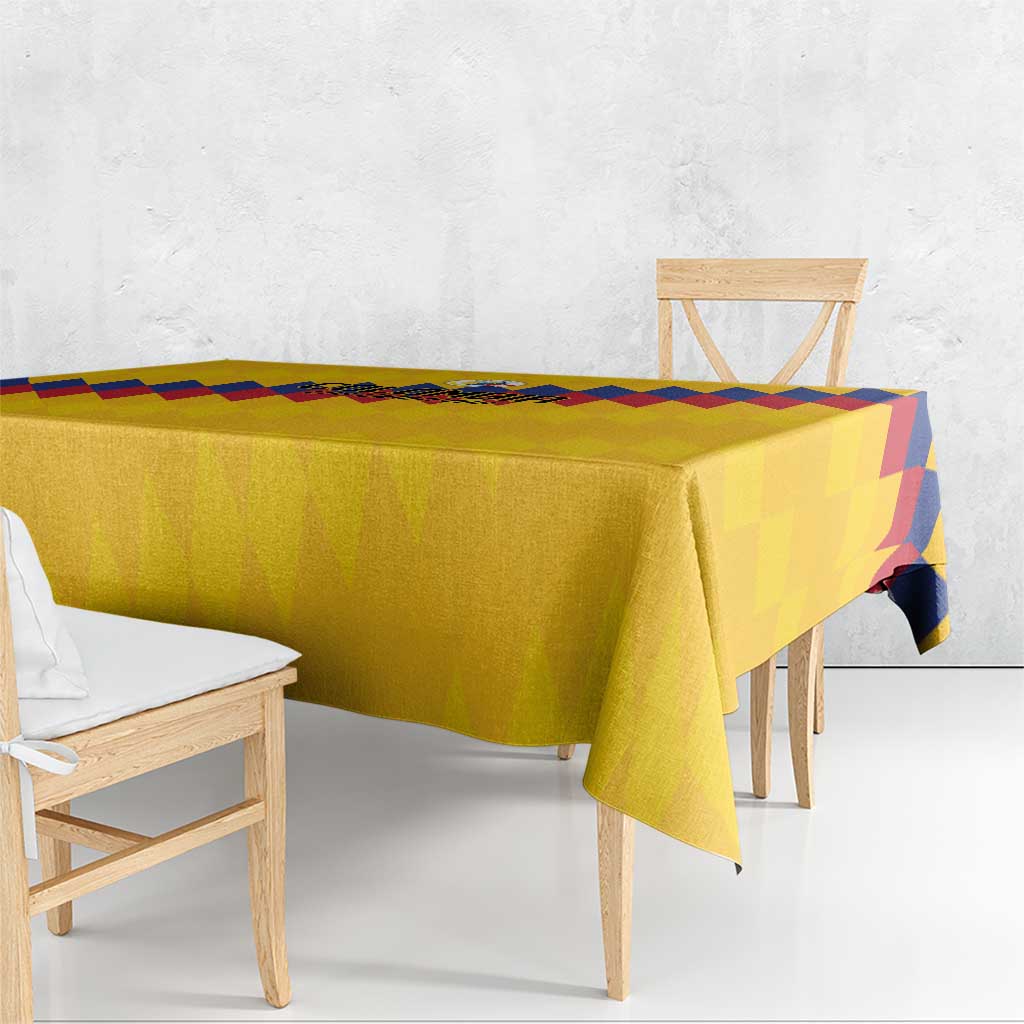 World Football 2026 Colombia Tablecloth Vamos Los Cafeteros - Wonder Print Shop