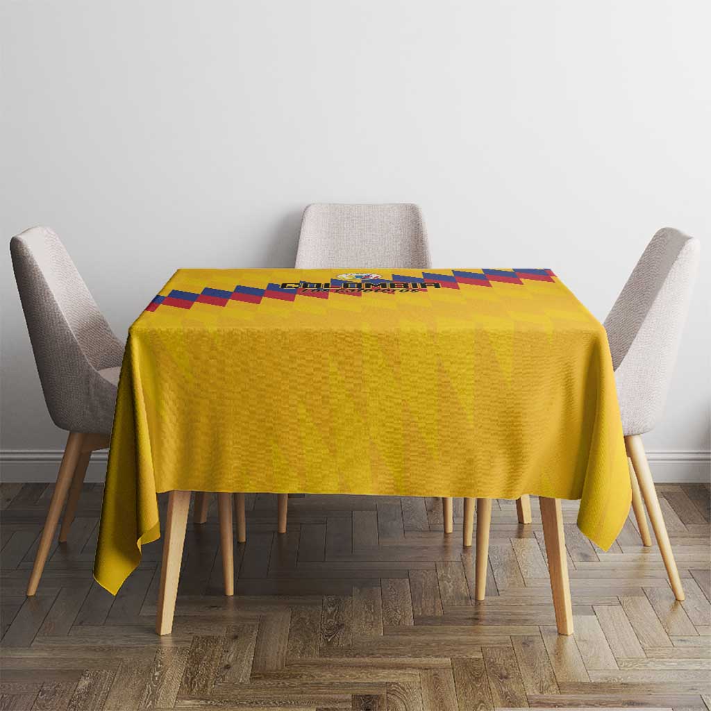 World Football 2026 Colombia Tablecloth Vamos Los Cafeteros - Wonder Print Shop