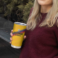Custom World Football 2026 Colombia Tumbler Cup Vamos Los Cafeteros - Wonder Print Shop