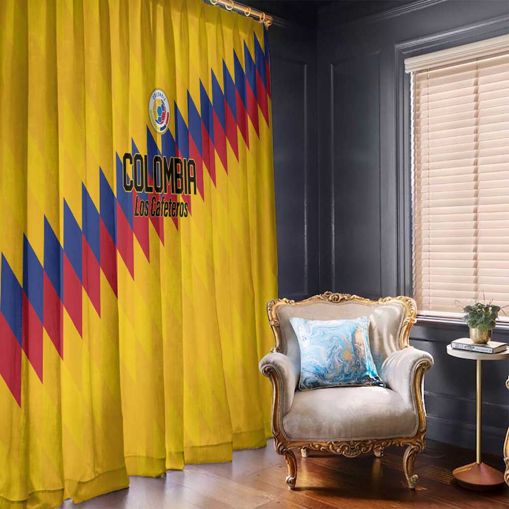 World Football 2026 Colombia Window Curtain Vamos Los Cafeteros - Wonder Print Shop