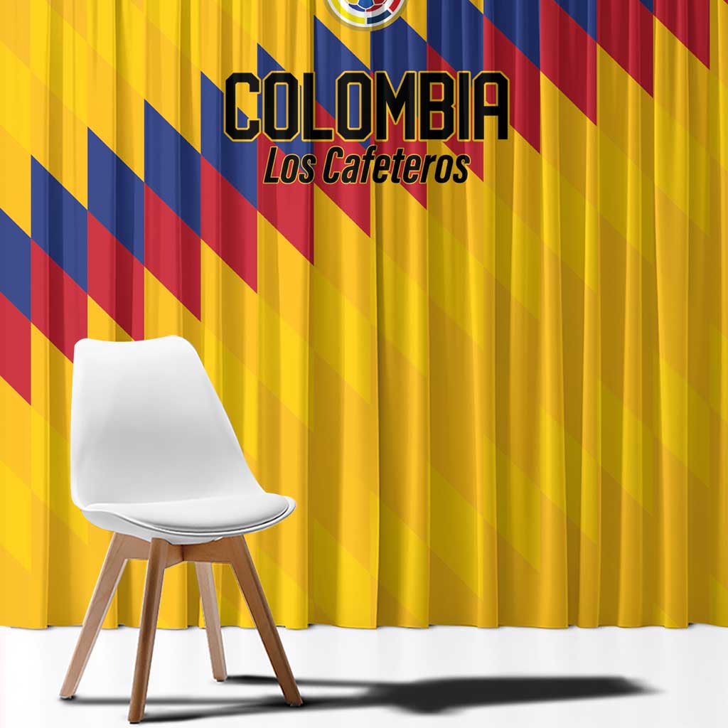 World Football 2026 Colombia Window Curtain Vamos Los Cafeteros - Wonder Print Shop