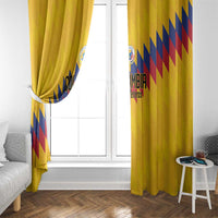 World Football 2026 Colombia Window Curtain Vamos Los Cafeteros - Wonder Print Shop
