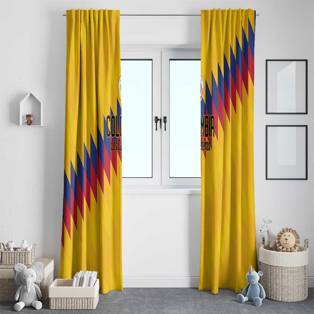 World Football 2026 Colombia Window Curtain Vamos Los Cafeteros - Wonder Print Shop