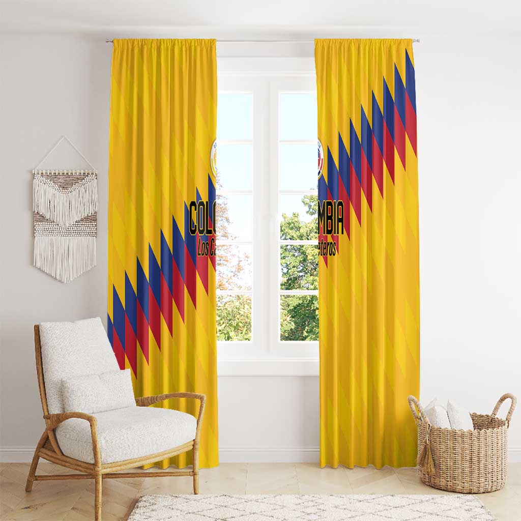 World Football 2026 Colombia Window Curtain Vamos Los Cafeteros - Wonder Print Shop