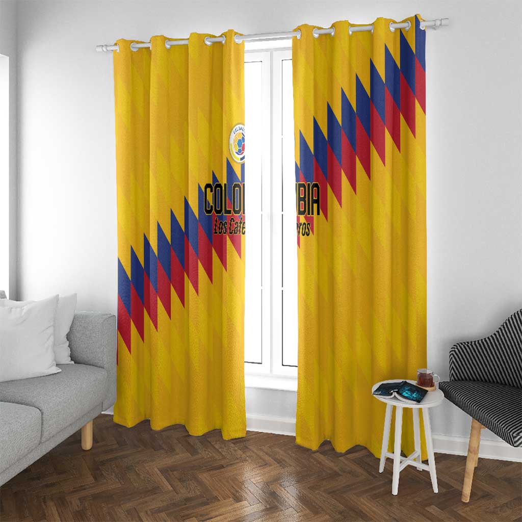 World Football 2026 Colombia Window Curtain Vamos Los Cafeteros - Wonder Print Shop