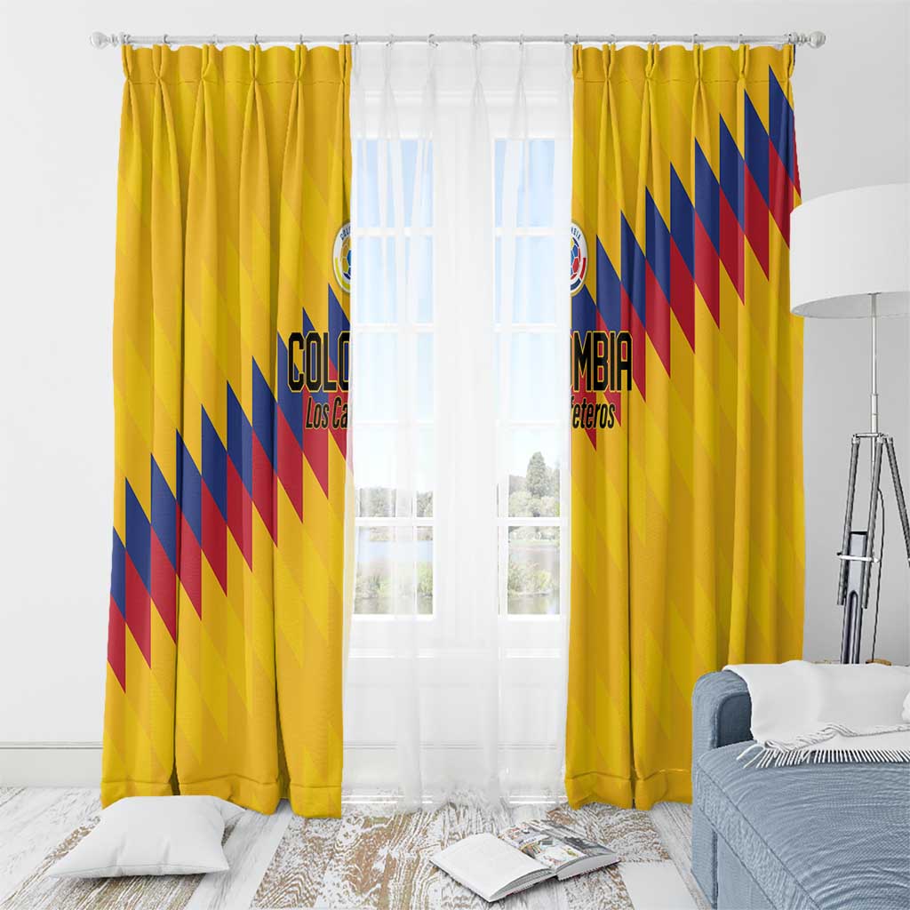 World Football 2026 Colombia Window Curtain Vamos Los Cafeteros - Wonder Print Shop