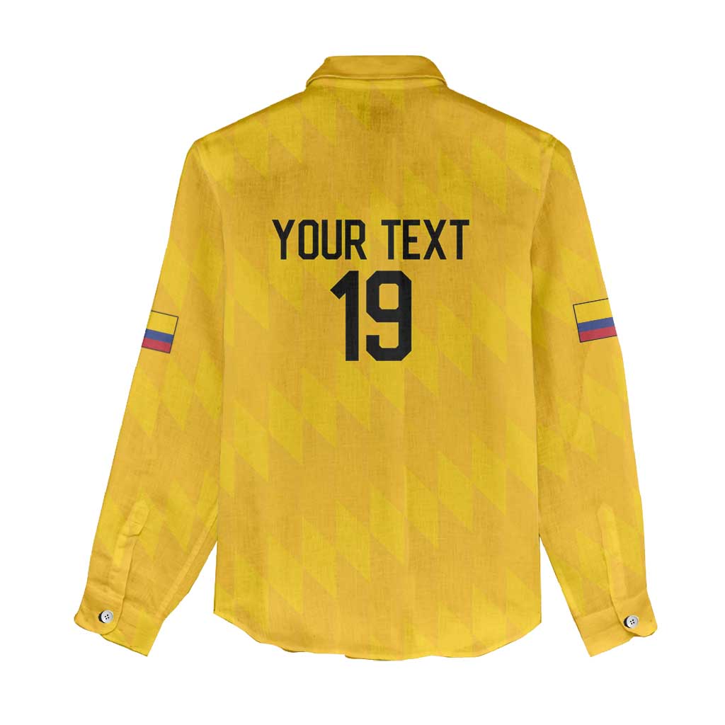 Custom World Football 2026 Colombia Women Casual Shirt Vamos Los Cafeteros - Wonder Print Shop