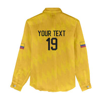 Custom World Football 2026 Colombia Women Casual Shirt Vamos Los Cafeteros - Wonder Print Shop
