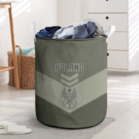 Poland Home Army Laundry Basket Armia Krajowa Military Eagle Chevron Design