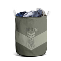 Poland Home Army Laundry Basket Armia Krajowa Military Eagle Chevron Design