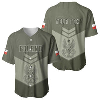 Personalized Poland Home Army Baseball Jersey Armia Krajowa Military Eagle Chevron Design