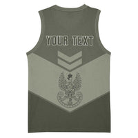 Personalized Poland Home Army Basketball Jersey Armia Krajowa Military Eagle Chevron Design