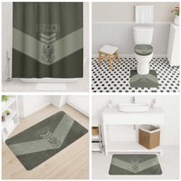 Poland Home Army Bathroom Set Armia Krajowa Military Eagle Chevron Design