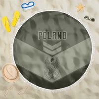 Poland Home Army Beach Blanket Armia Krajowa Military Eagle Chevron Design