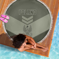 Poland Home Army Beach Blanket Armia Krajowa Military Eagle Chevron Design