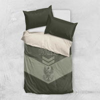 Poland Home Army Bedding Set Armia Krajowa Military Eagle Chevron Design
