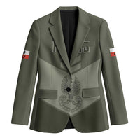 Personalized Poland Home Army Blazer Armia Krajowa Military Eagle Chevron Design