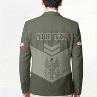 Personalized Poland Home Army Blazer Armia Krajowa Military Eagle Chevron Design