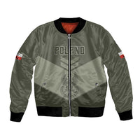 Personalized Poland Home Army Bomber Jacket Armia Krajowa Military Eagle Chevron Design